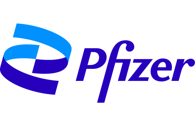 This is the logo of Pfizer.