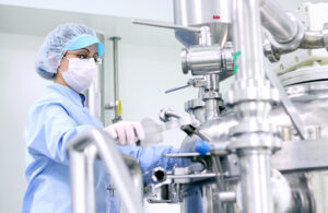 Pharmaceutical Worker At Work