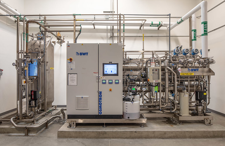 CRB Caption - Modern ambient water for injection (AWFI) generation system